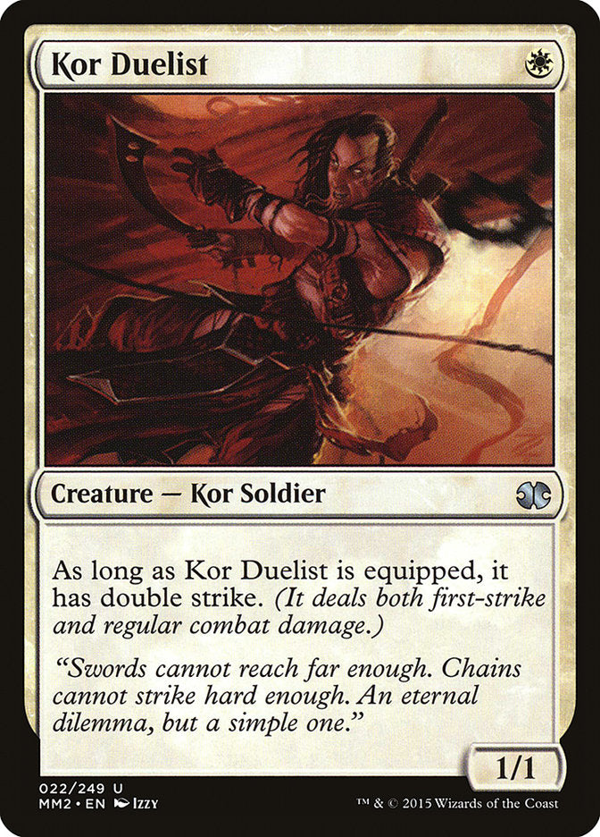 Kor Duelist 22/249 (Modern Masters 2015)  - Foil