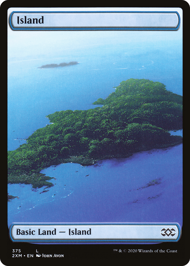Island (375) [Double Masters] Foil