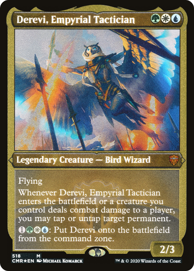 Derevi, Empyrial Tactician (518) [Commander Legends]  Foil