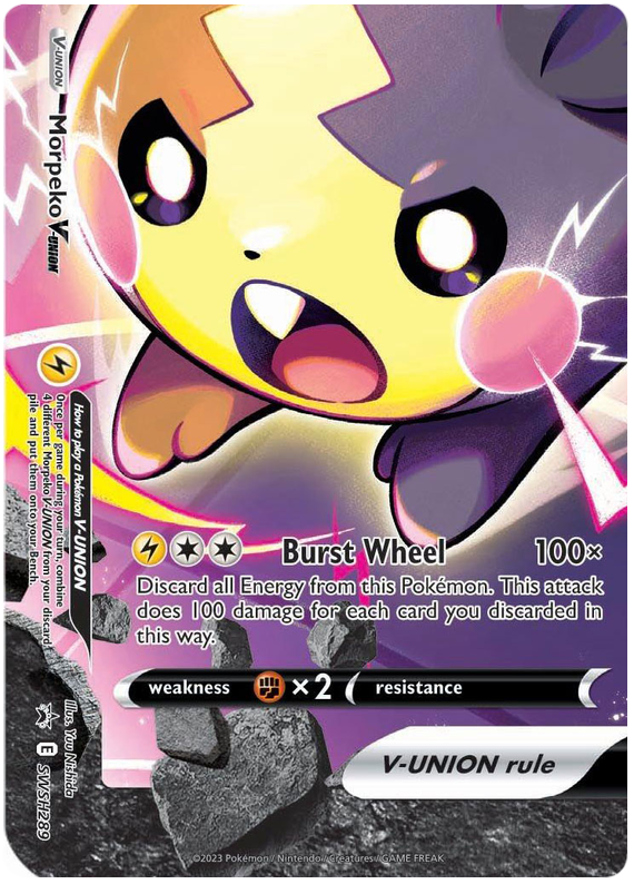 Morpeko V-Union SWSH289- SWSH Sword & Shield Promo Cards Holofoil