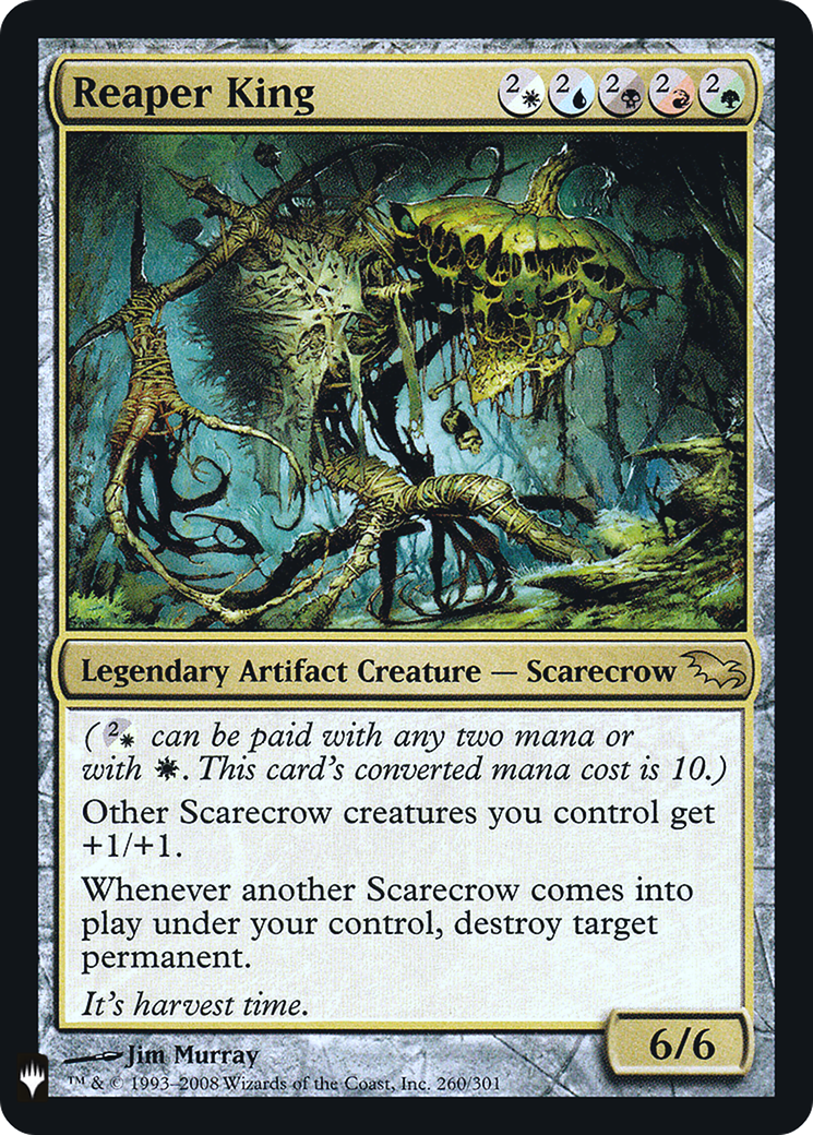 Reaper King |  Foil (SHM-260) [The List]
