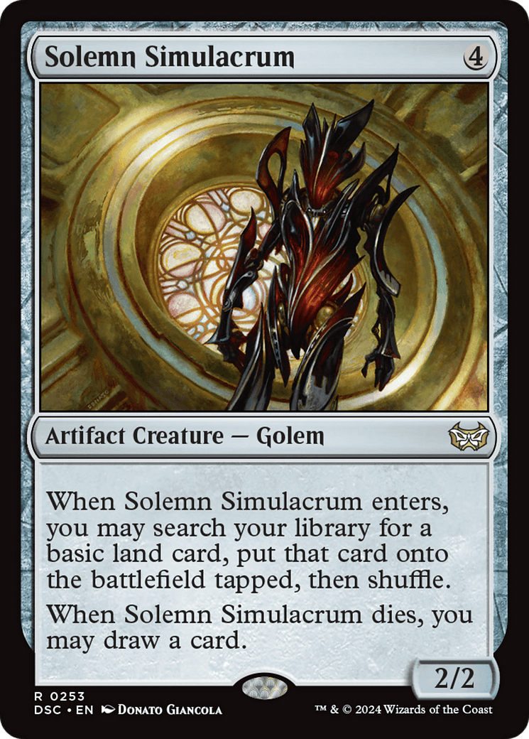 Solemn Simulacrum [Duskmourn: House of Horror Commander]