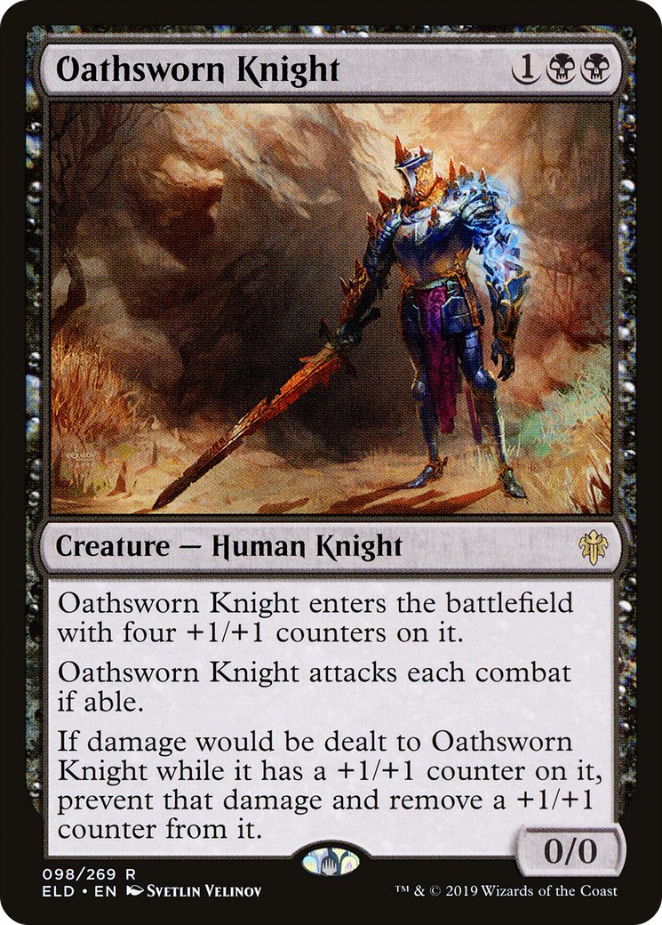 Oathsworn Knight (ELD-098) - Throne of Eldraine Foil