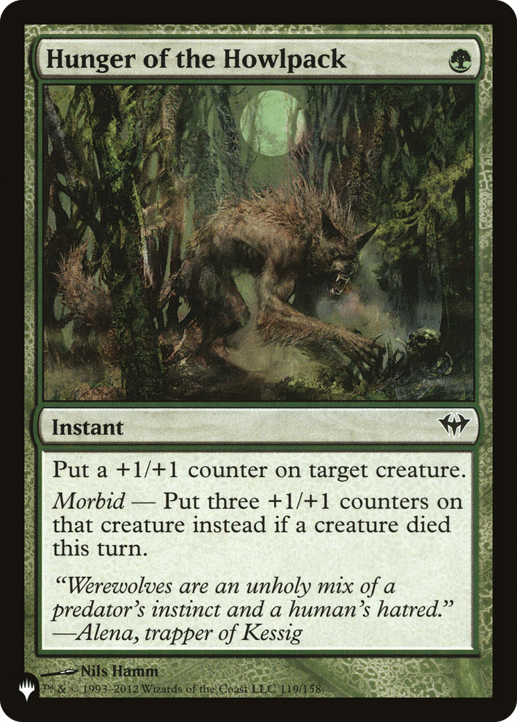 Hunger of the Howlpack |  (DKA-119) [The List]