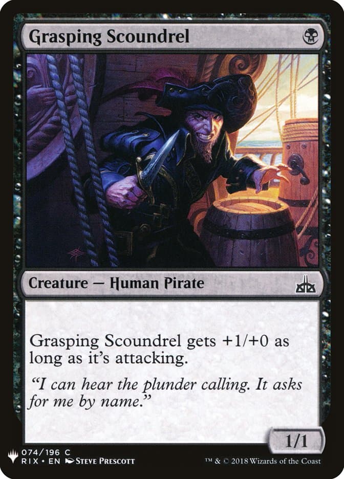 Grasping Scoundrel |  (RIX-74) [The List]