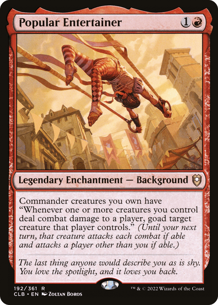 Popular Entertainer [Commander Legends: Battle for Baldur's Gate]