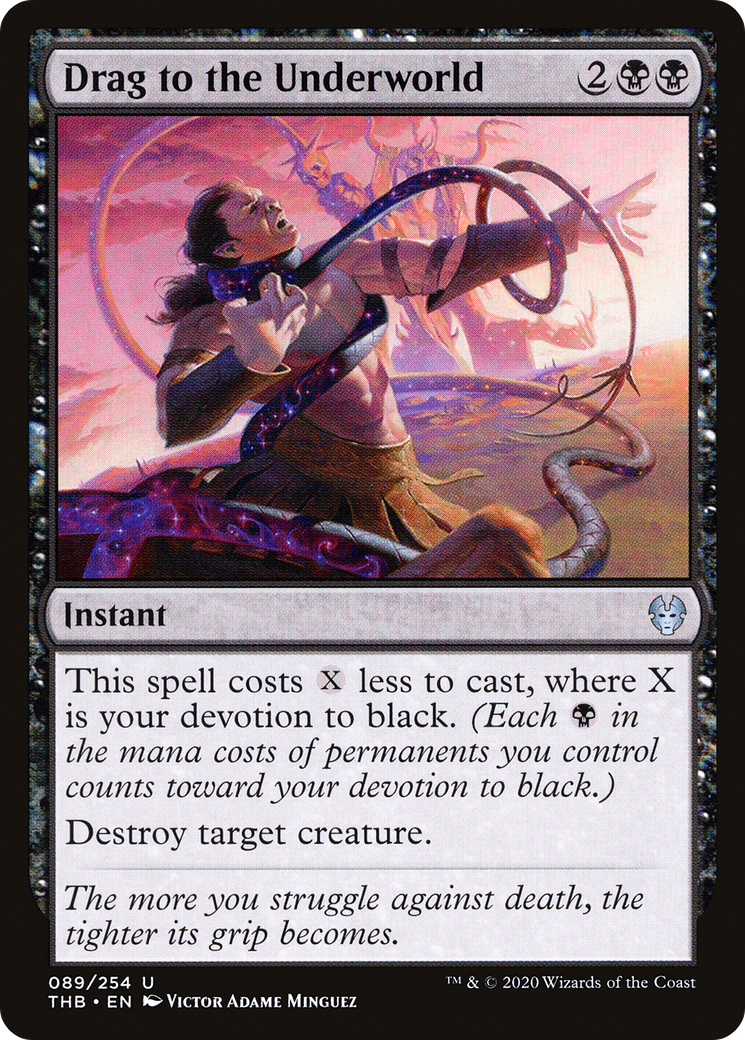 Drag to the Underworld [Theros Beyond Death] Foil