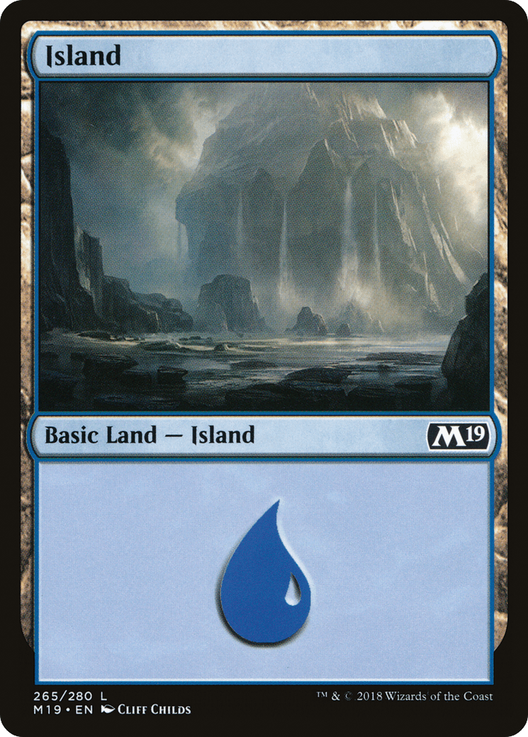 Island (265) [Core Set 2019] Foil