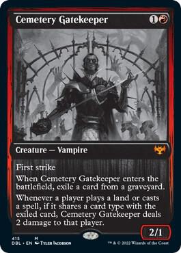 Cemetery Gatekeeper 415/534 (Innistrad: Double Feature)  - Foil