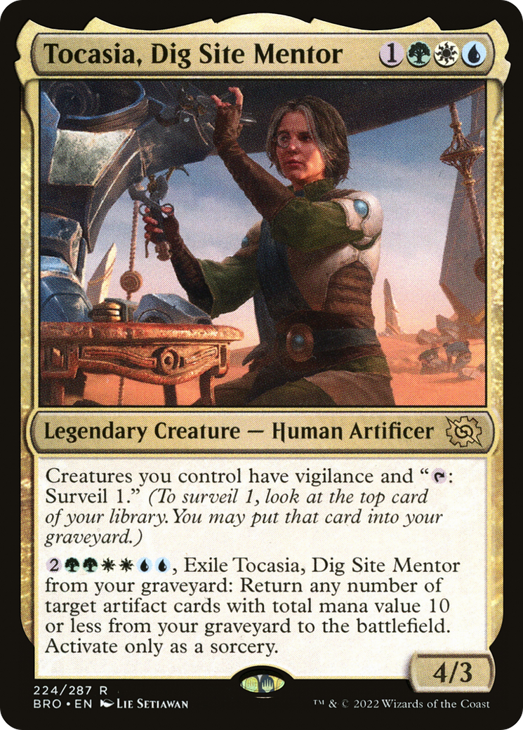 Tocasia, Dig Site Mentor [The Brothers' War] Foil