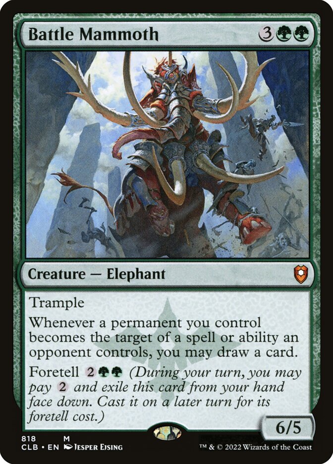 Battle Mammoth 818 (Commander Legends: Battle for Baldur's Gate) 