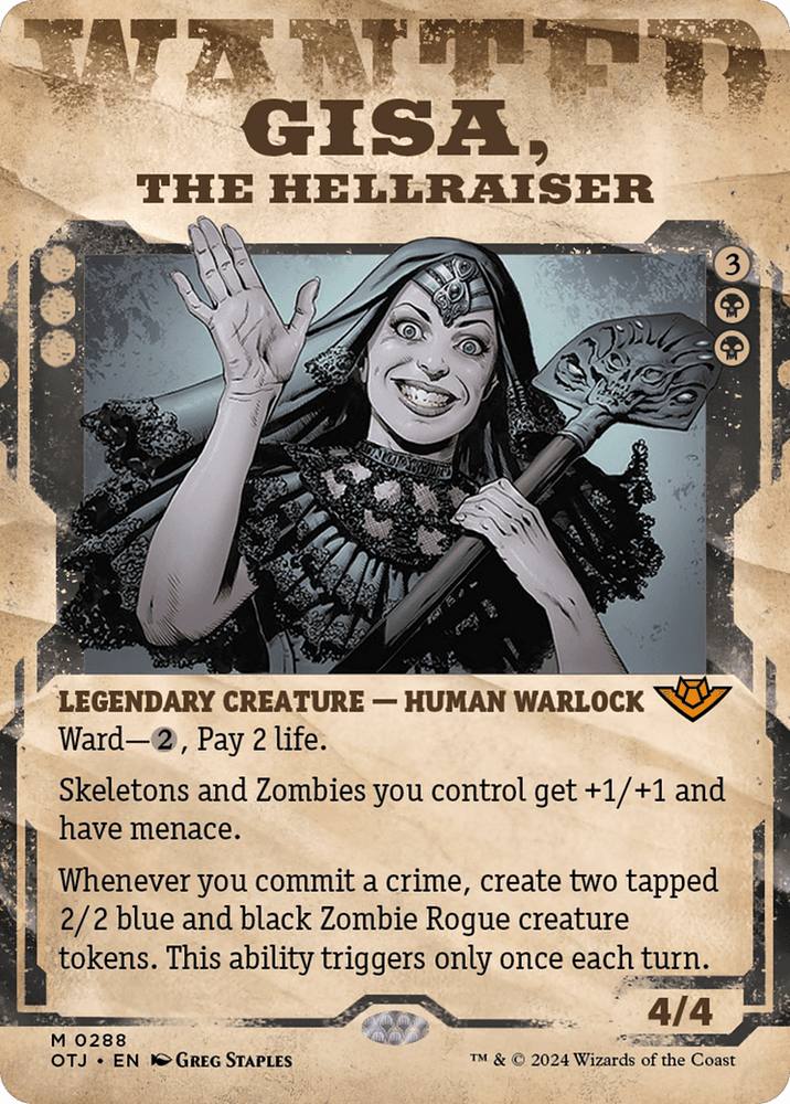 Gisa, the Hellraiser (Showcase) [Outlaws of Thunder Junction]