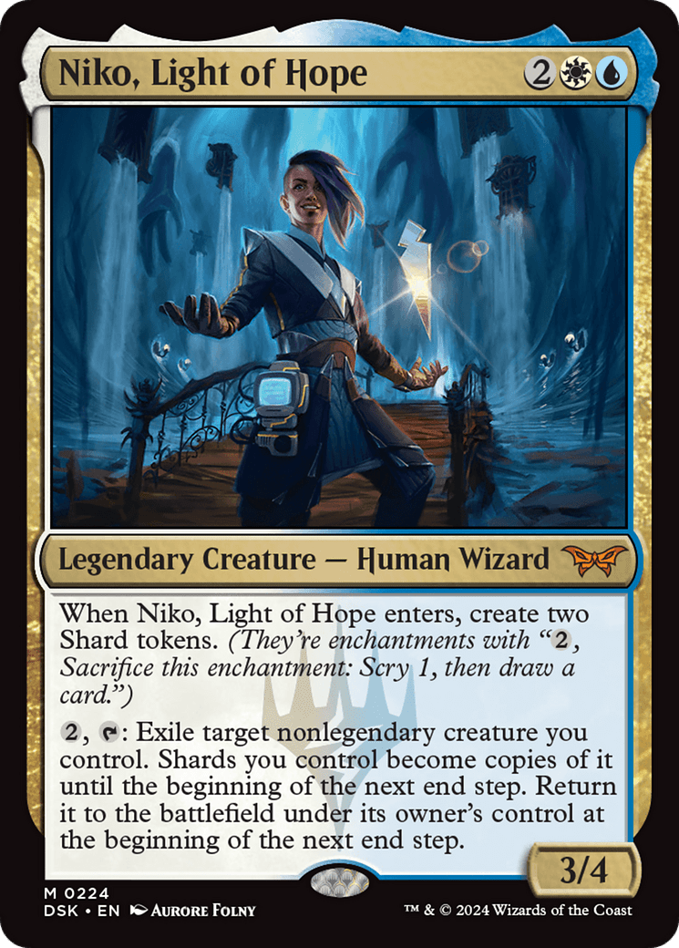 Niko, Light of Hope [Duskmourn: House of Horror] Foil