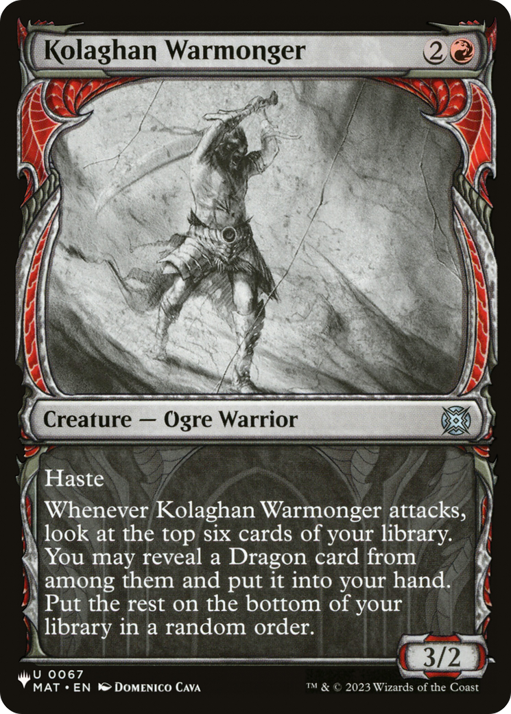 Kolaghan Warmonger (017) [The List Reprints]