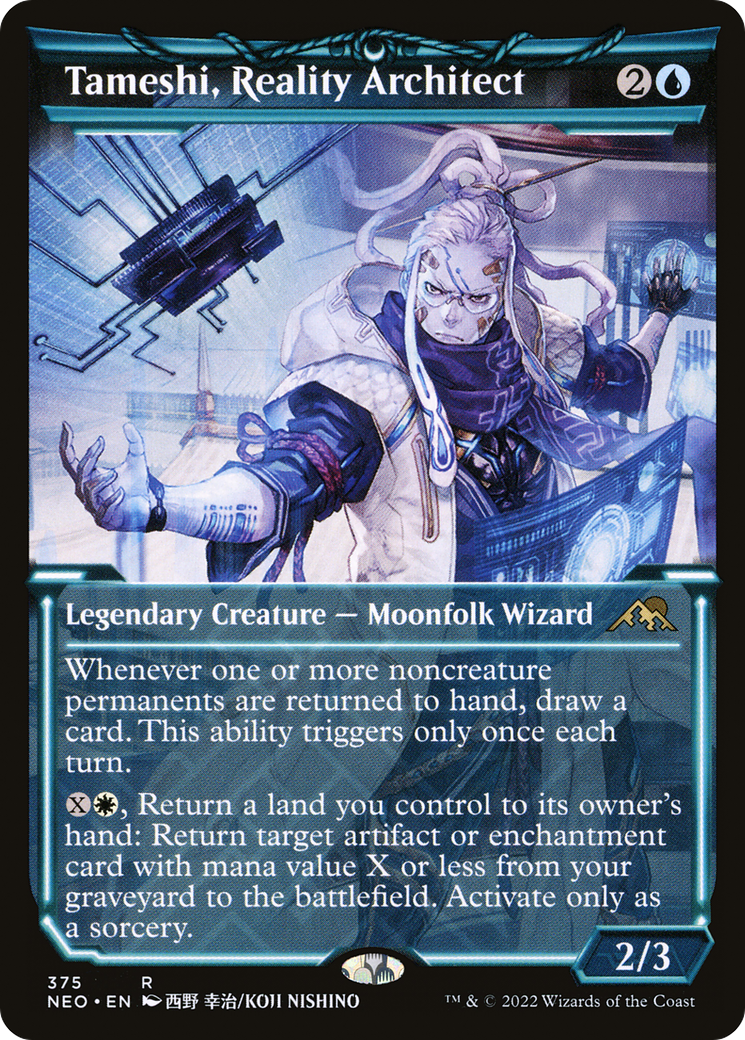 Tameshi, Reality Architect (Showcase Soft Glow) [Kamigawa: Neon Dynasty] Foil