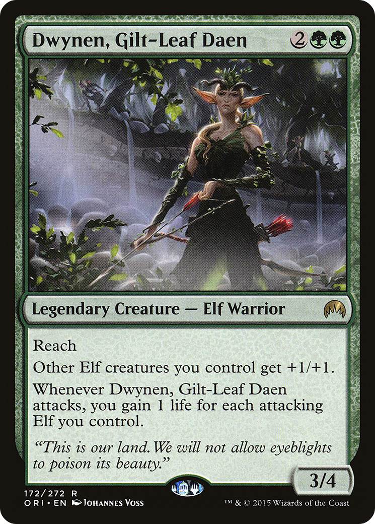Dwynen, Gilt-Leaf Daen [Magic Origins] Foil