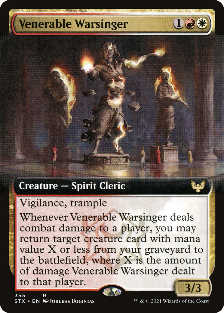 Venerable Warsinger (Extended Art) [Strixhaven: School of Mages] Foil