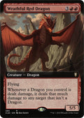 Wrathful Red Dragon Extended Art 585 (Commander Legends: Battle for Baldur's Gate) 
