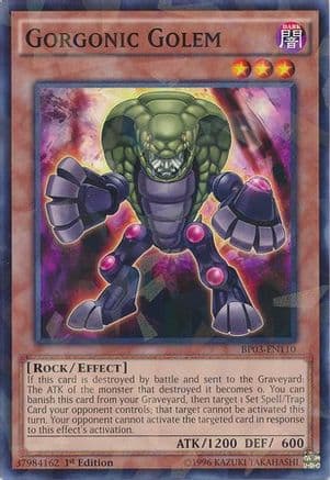 Gorgonic Golem [BP03-EN110] Shatterfoil Rare
