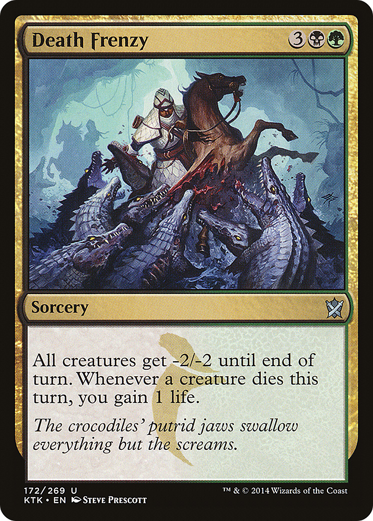 Death Frenzy [Khans of Tarkir] Foil