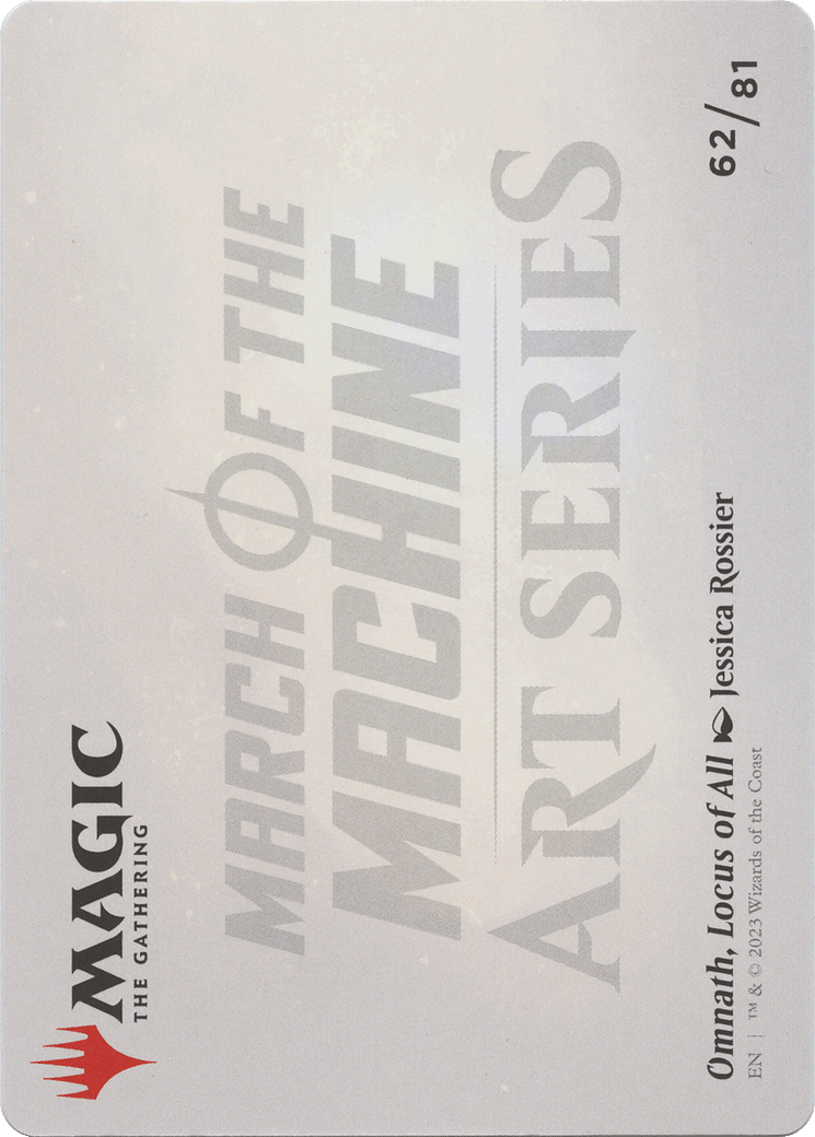 Omnath, Locus of All // Omnath, Locus of All (AMOM-062) - March of the Machine Art Series (Borderless) Foil