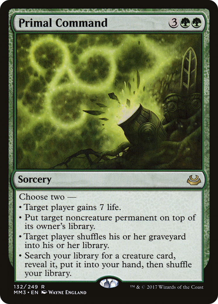 Primal Command [Modern Masters 2017] Foil