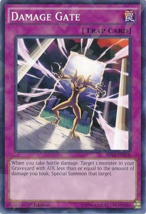 Damage Gate [BP03-EN218] Shatterfoil Rare
