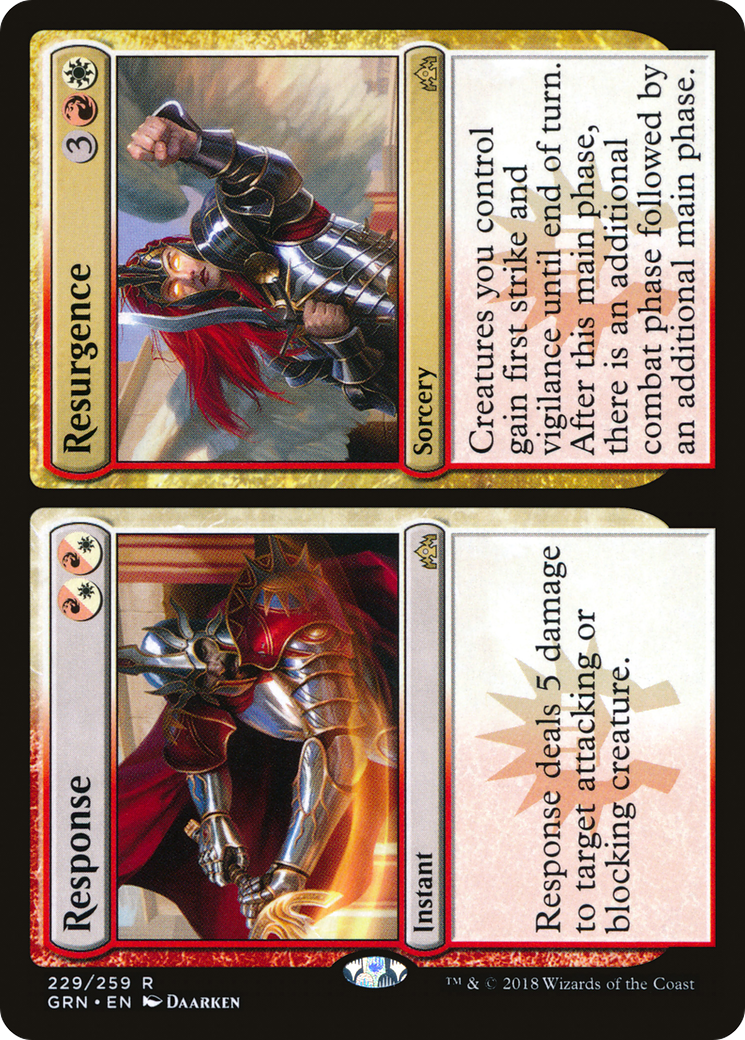 Response // Resurgence [Guilds of Ravnica] Foil