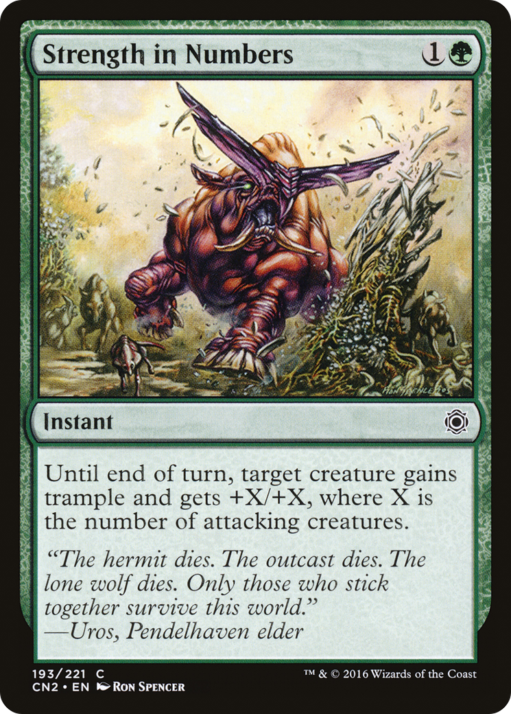 Strength in Numbers [Conspiracy: Take the Crown] Foil