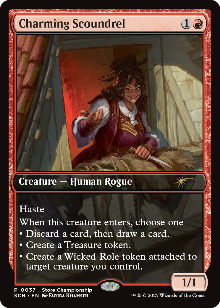 Charming Scoundrel (037) [Game Day & Store Championship Promos]