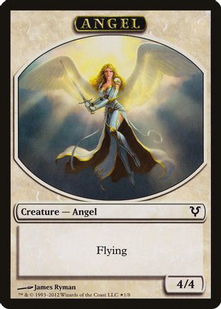 Angel // Demon Double-Sided Token |  Foil (1 // 5) [Avacyn Restored]