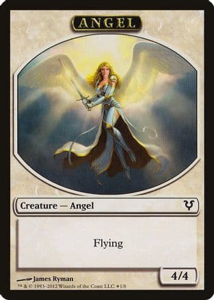 Angel // Demon Double-Sided Token |  Foil (1 // 5) [Avacyn Restored]