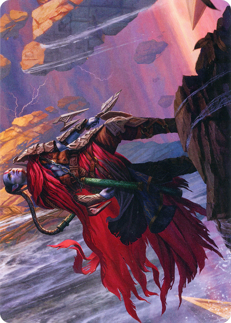 Anowon, the Ruin Thief // Anowon, the Ruin Thief (AZNR-075) - Zendikar Rising Art Series (Borderless) Foil