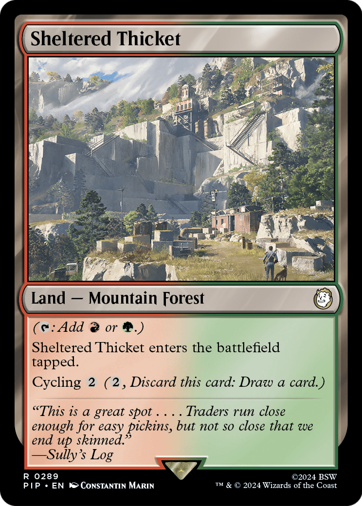 Sheltered Thicket [Fallout] Foil