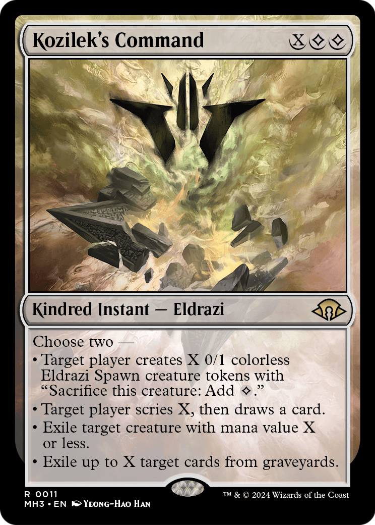 Kozilek's Command [Modern Horizons 3] Foil