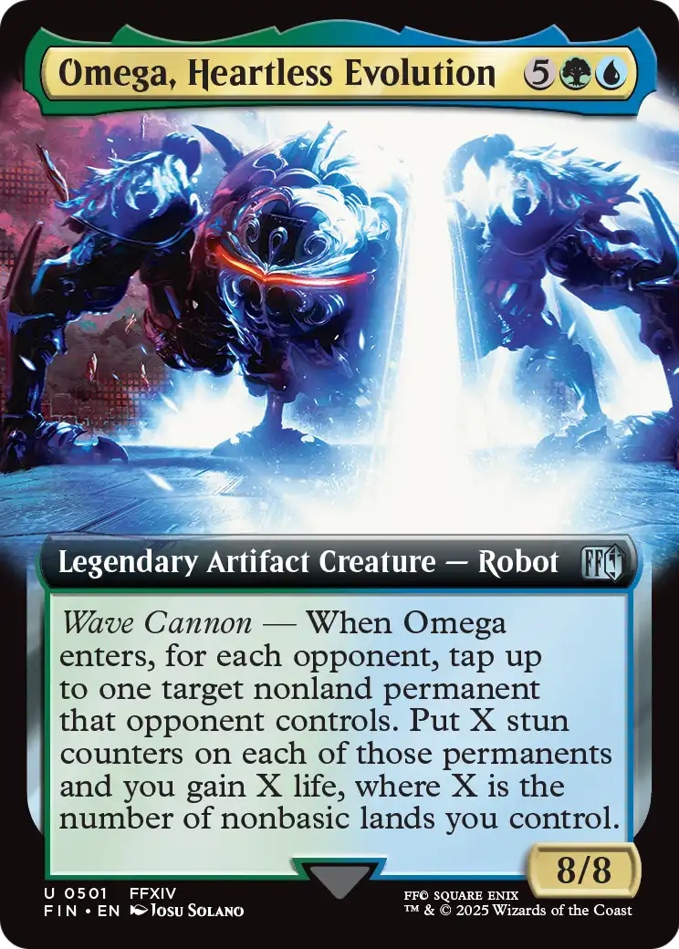Omega, Heartless Evolution (501) [FINAL FANTASY] : (Extended Art) Foil