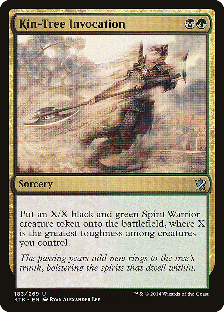 Kin-Tree Invocation [Khans of Tarkir] Foil