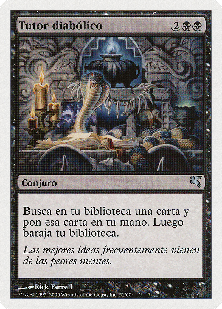 Diabolic Tutor (PSAL-A51) - Salvat 2005