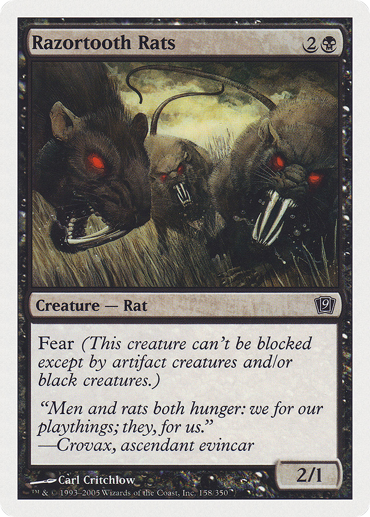 Razortooth Rats [Ninth Edition] Foil
