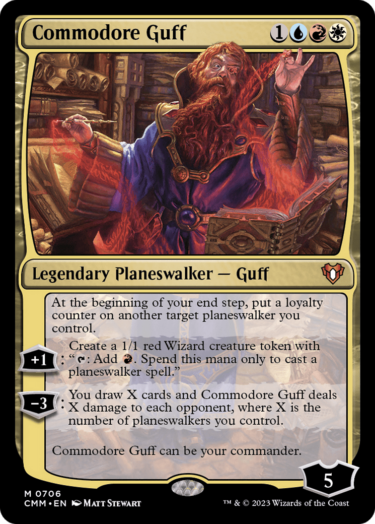 Commodore Guff [Commander Masters] Foil
