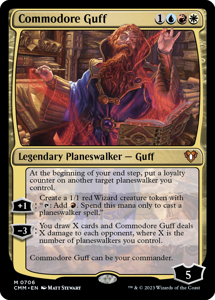 Commodore Guff [Commander Masters] Foil