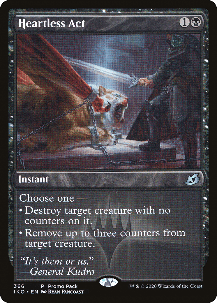 Heartless Act (Promo Pack) [Ikoria: Lair of Behemoths Promos] Foil
