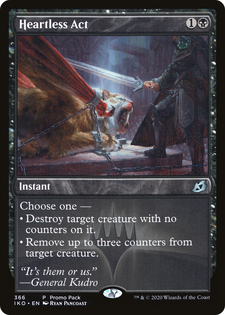 Heartless Act (Promo Pack) [Ikoria: Lair of Behemoths Promos] Foil