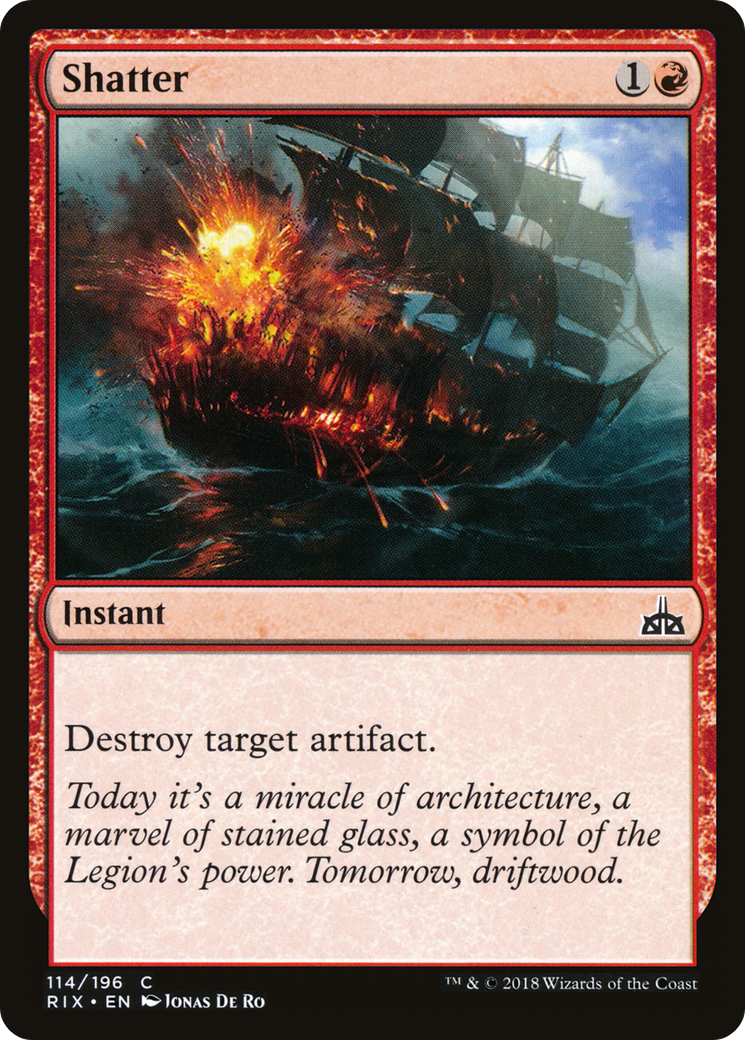 Shatter [Rivals of Ixalan] Foil