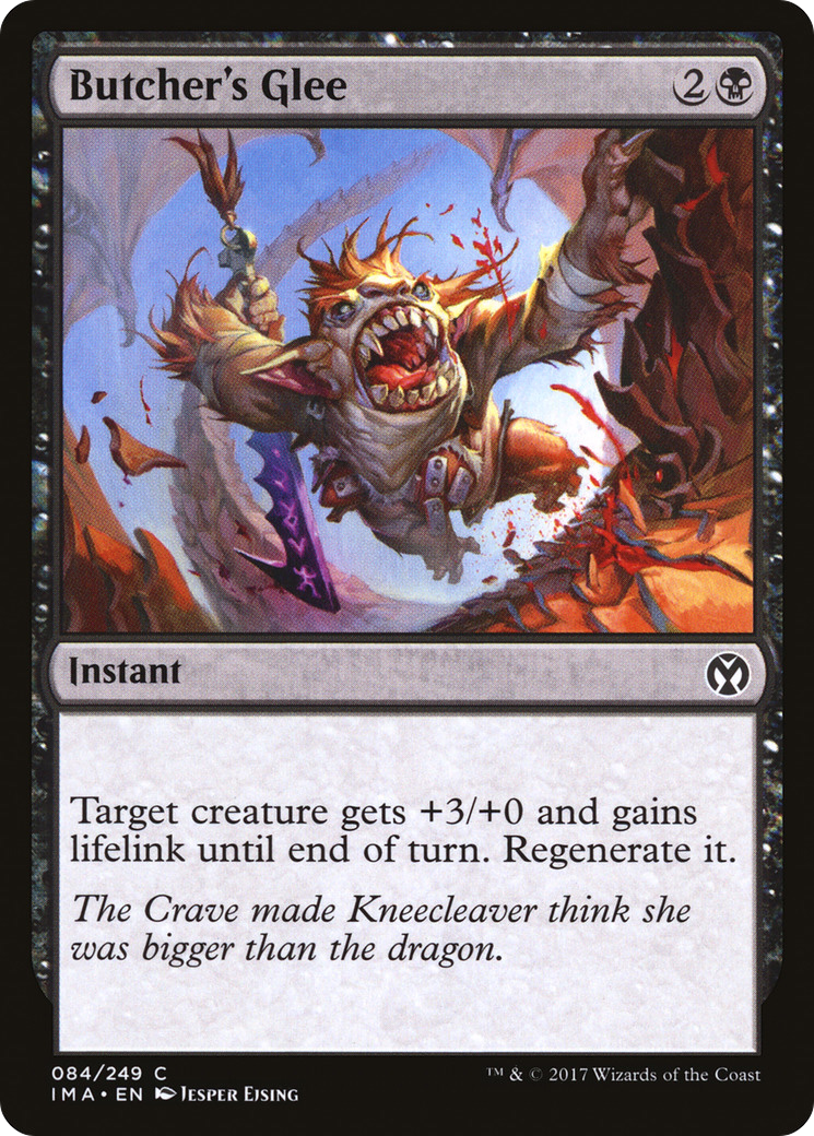 Butcher's Glee [Iconic Masters] Foil
