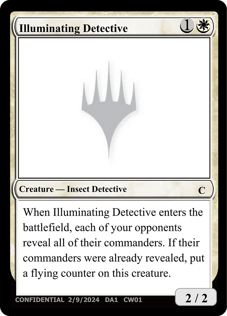Illuminating Detective (DA1-CW01) - Unknown Event