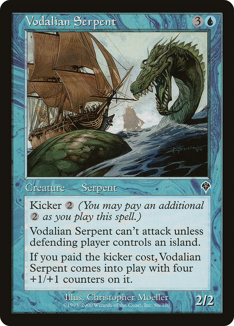 Vodalian Serpent [Invasion] Foil