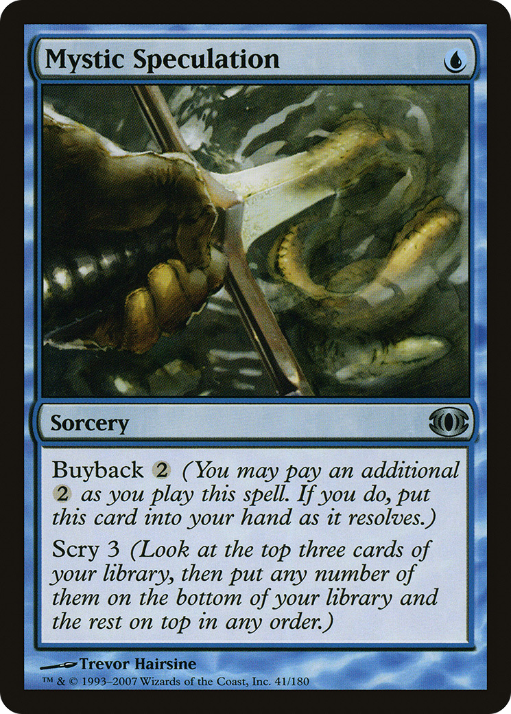 Mystic Speculation [Future Sight] Foil
