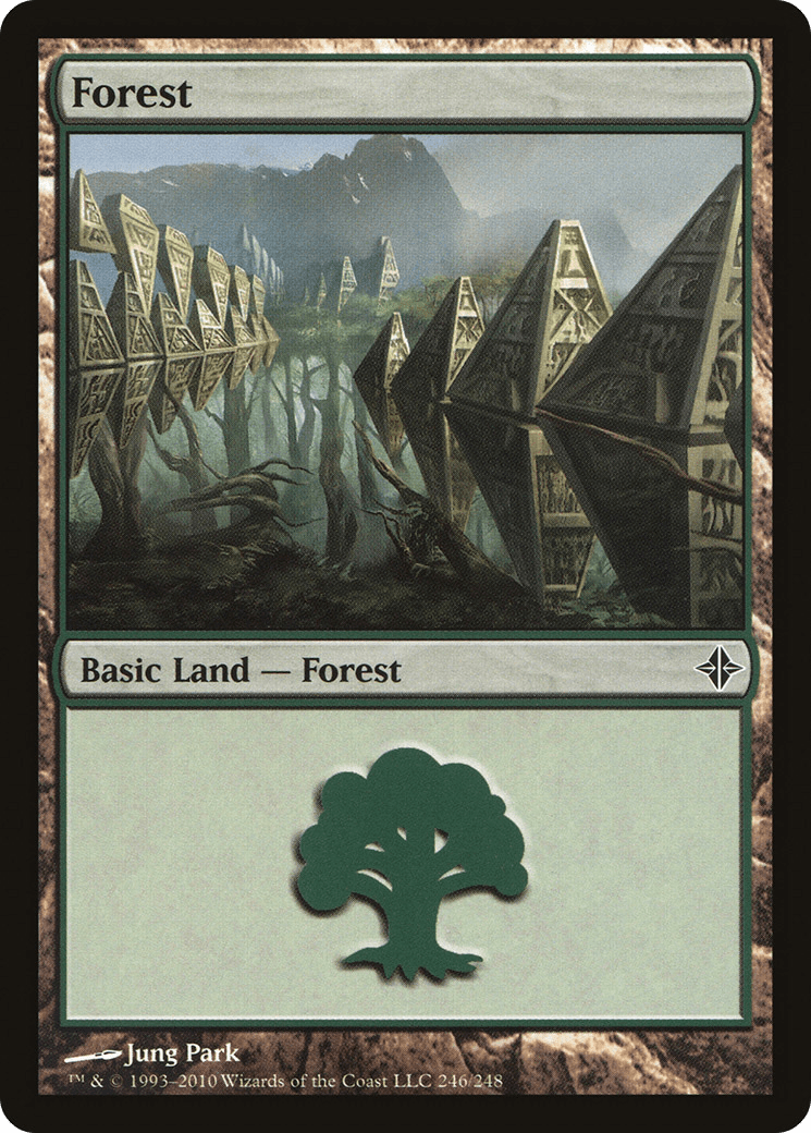 Forest (246) [Rise of the Eldrazi] Foil