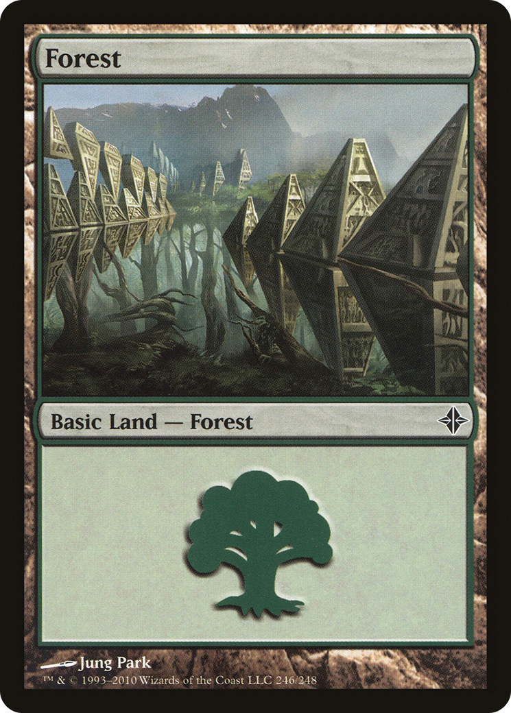 Forest (246) [Rise of the Eldrazi] Foil